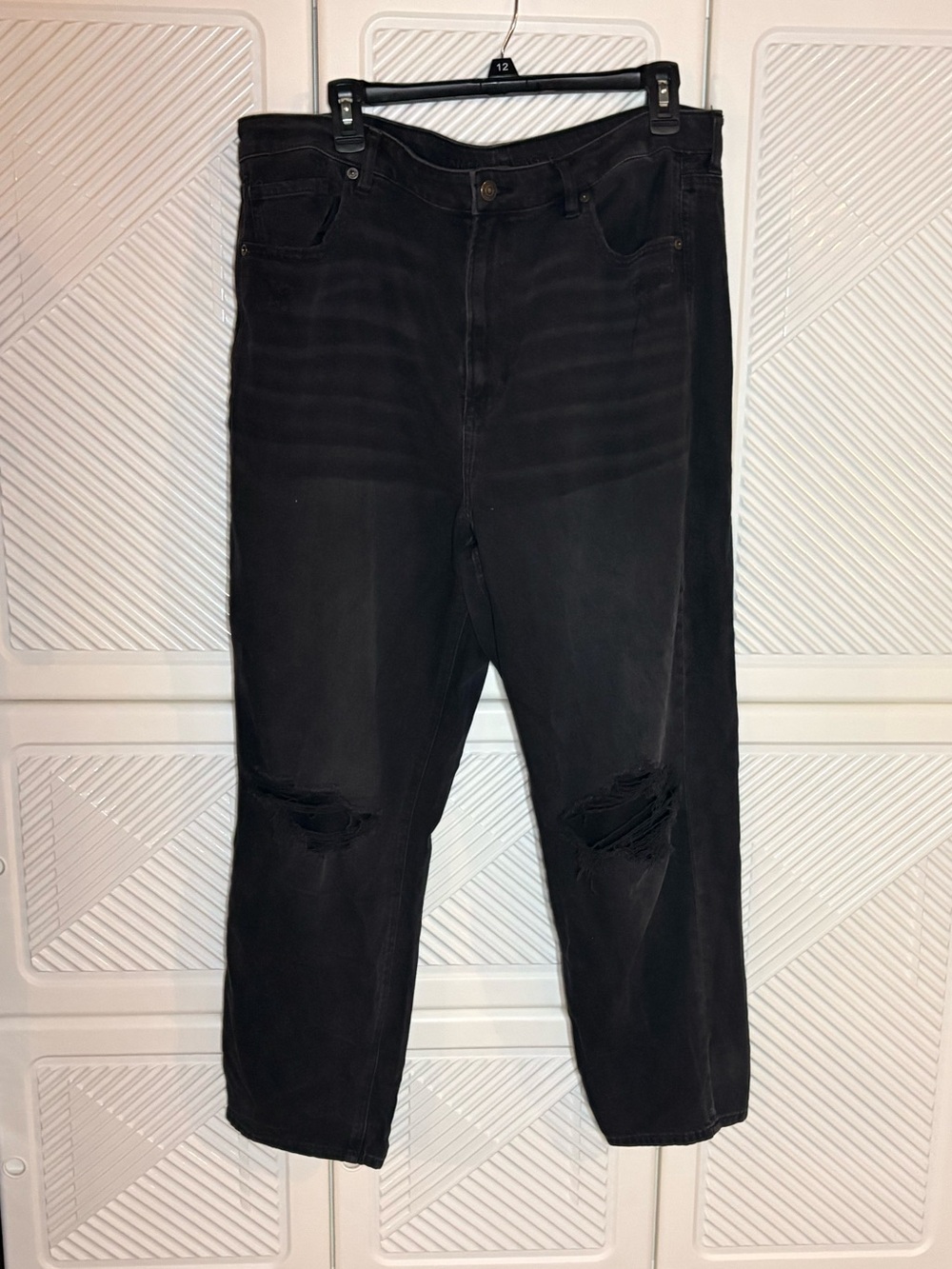 American Eagle Outfitters Ripped Black Skinny Jeans
